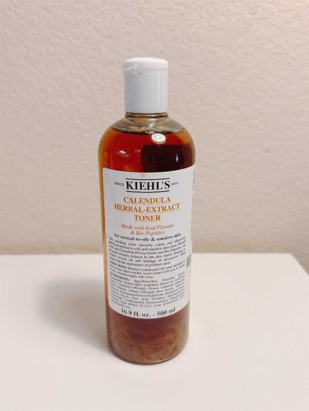Kiehl’s Calendula Herbal Extract Toner 16.9 oz 500ml New Sealed Full Size